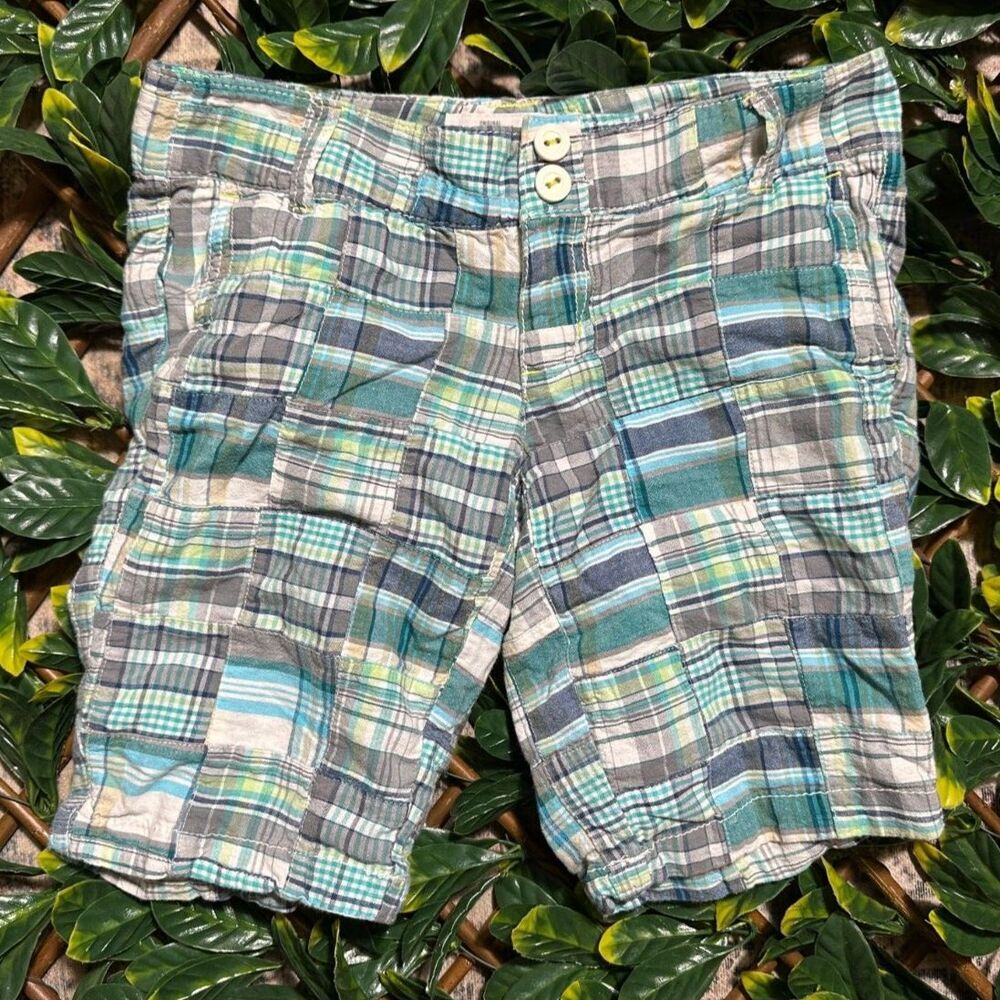 y2k aeropostale blue patchwork shorts size 0